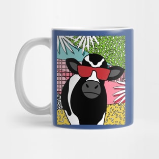 Funny Cow With Sunglasses Muh Mug